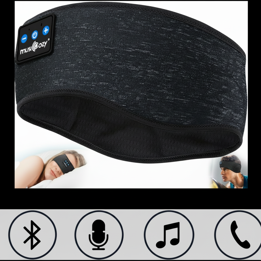 Auriculares Inalámbricos Con Bluetooth Y Diadema Para Dormir Con Música