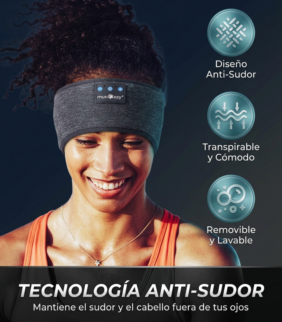 Auriculares Inalámbricos Con Bluetooth Y Diadema Para Dormir Con Música