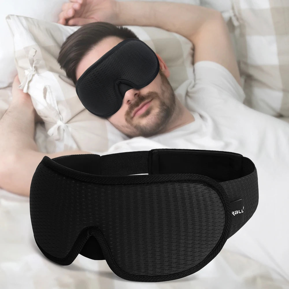 Máscara de Dormir 3D Bloquea la Luz Máscara de Ojos Suave Ayuda para Dormir Máscara de Ojos para Viaje Cubren Ojos Nocturna Transpirable Slaapmasker