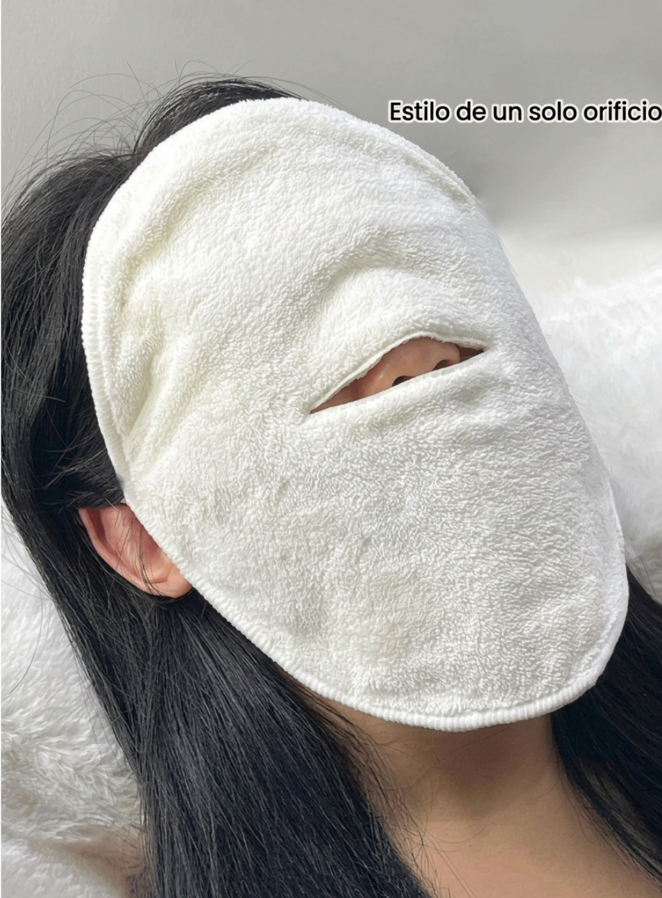 Toalla de compresa caliente colgante para oído, suave, amigable con la piel, con vapor, calentamiento, compresa fría y caliente, toalla facial, compresa húmeda, irrigación, toalla facial