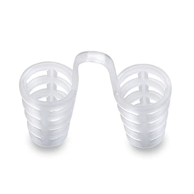 Dispositivo Antironquidos para Detener los Ronquidos Pinza Nasal para Facilitar la Respiración Mejora del Sueño Asistencia para la Apnea 4 Piezas por la Noche